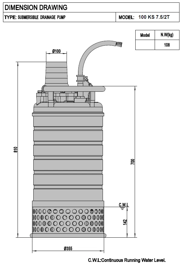 αντλία-αποστράγγισης-εργοταξιακή-100KS-7.5-2T-7.5KW-3