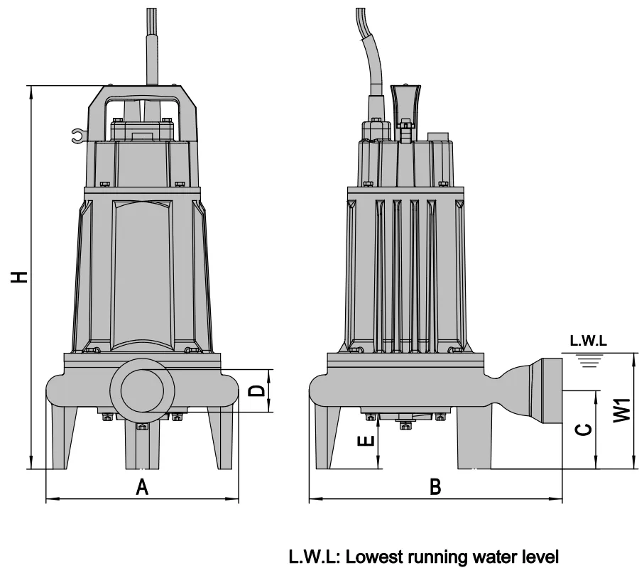 αντλία-λυμάτων-με-κοπτήρα-32VHG-0.75-2MFB-4