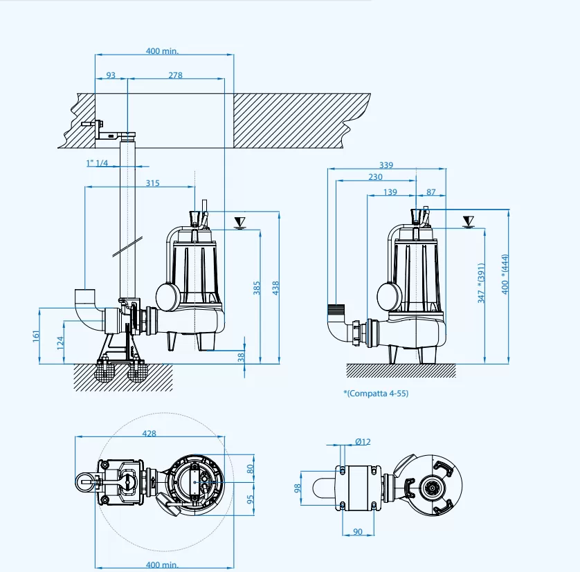 υποβρύχια-αντλία-λυμάτων-ακαθάρτων-DRENO-COMPATTA-4-M-G-4
