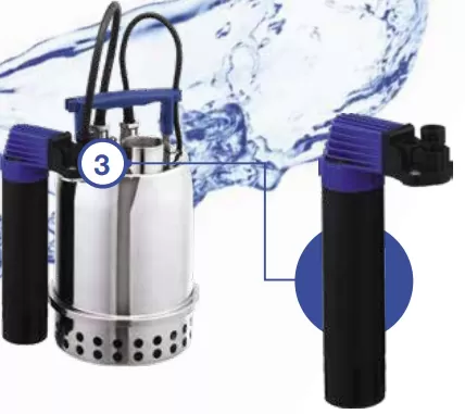 Ανοξείδωτη αντλία αποστράγγισης DOX 50 MS DN32