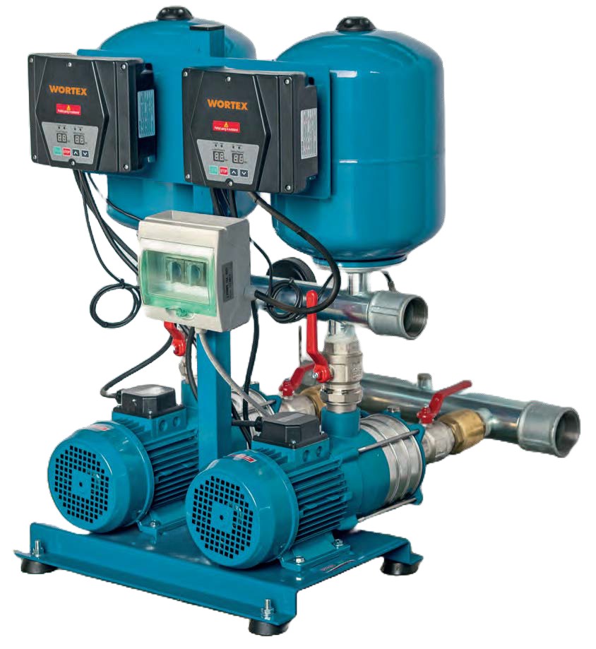 Δίδυμο πιεστικό συγκρότημα νερού inverter MULTI XT 4-6